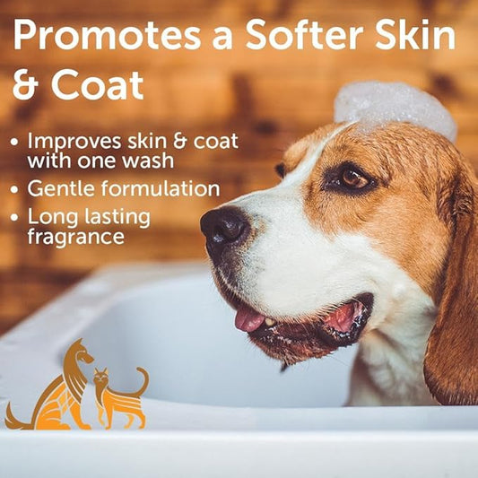 Nootie - Pet Shampoo for Sensitive Skin - Revitalizes Dry Skin & Coat - Natural Ingredients - Gentle Dog Shampoo - Cleans & Conditions,16 oz