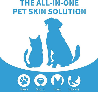 Mooncat Cat Paw Balm – Cat-Specific Paw & Nose Moisturizer for Dry Cracked Pads, Fast Absorbing Lick Safe Natural Botanical Care, Non Greasy Fragrance Free Protection & Repair - 2oz (60ml)