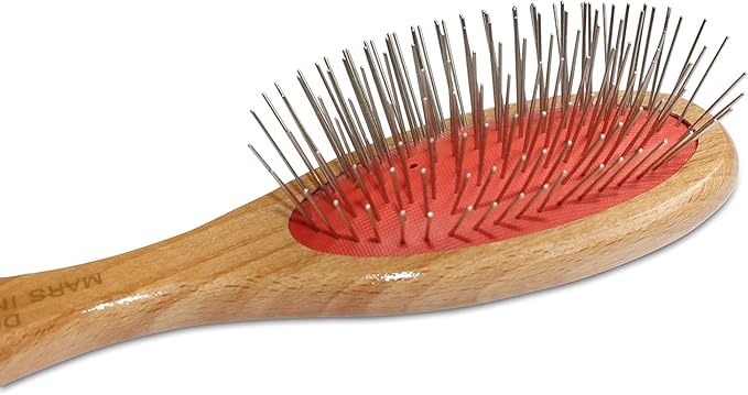Mars Coat King Professional Grooming Brush for Dog and Cats. (7.25", 1" Stainless Steel Pins)