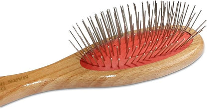 Mars Coat King Professional Grooming Brush for Dog and Cats. (7.25", 1" Stainless Steel Pins)