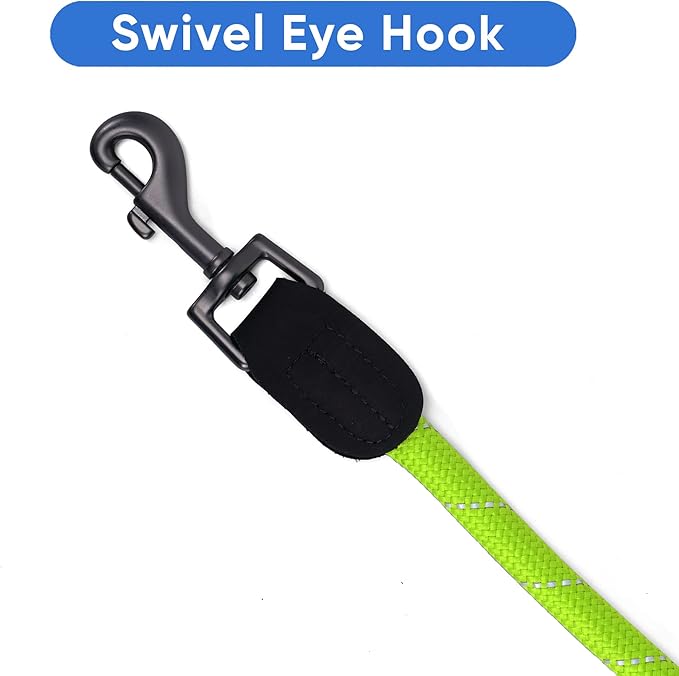 Pawtitas Green Rope Dog Leash, Medium/Large, 6 ft.