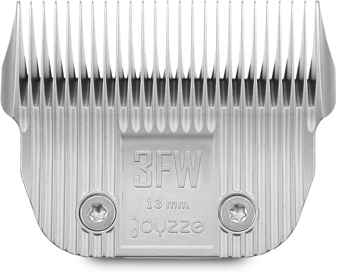 JOYZZE Raptor/Falcon Series A Wide Blade - Professional Grade Dog Clipper Grooming Blade, Detachable, Replacement Blades - Stainless Steel, Coated Ceramic,(A Series #3FW)