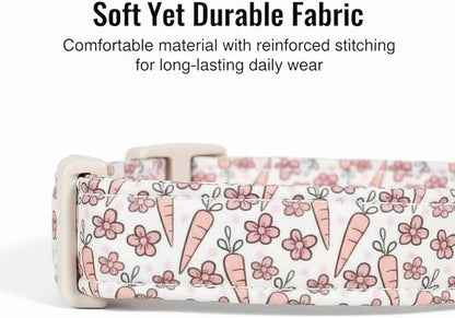 Small Dog Collar, Cute Spring Pattern for Medium Dogs, Cute Dog Collar, S