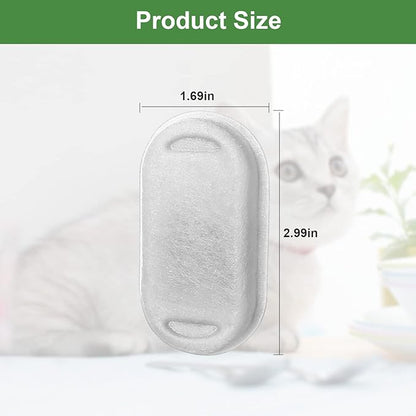 Carcent Cat Fountain Filters, 16 Pack Cat Water Fountain Filter for Stainless Steel 67oz/2L Pet Fountain, Replacement Filters for Pet Drinking Fountain
