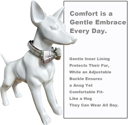SuperBuddy Dog Collar and Leash,Breathable Adjustable Dog Collar-Safe Buckle-Collars for Small Medium Large Pet