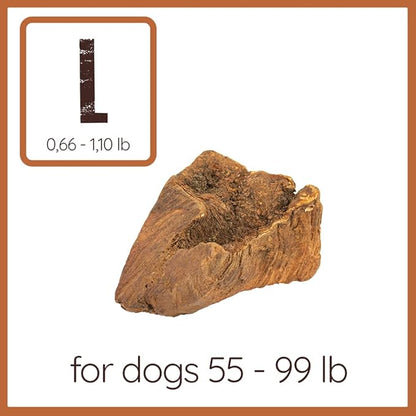 Wildfang® Briar Wood Chewing Root, Large - Splinter Free Wood Dog Chew Toys for Aggressive Chewer, Odorless Natural Teething Toys Dogs Dental Health, Healthy Gums (for Dogs 55-99 lbs), Pack of 1