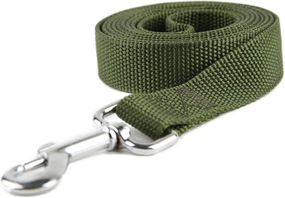 Nylon Dog Training Leash, Traction Rope, 4Ft /5 Foot /6 Feet Long, 5/8 inch 3/4 Inch 1 Inch Wide, for Small and Medium Dogs