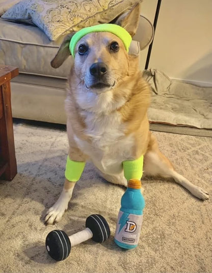 Nestpark Doggy Dumbbell - Funny Dog Toys Fitness Workout Parody Cute Dog Toys (Dumbbell)