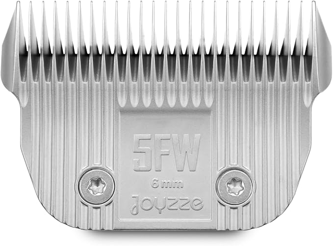 JOYZZE Raptor/Falcon Series A Wide Blade - Professional Grade Dog Clipper Grooming Blade, Detachable, Replacement Blades - Stainless Steel, Coated Ceramic,(A Series #5FW)
