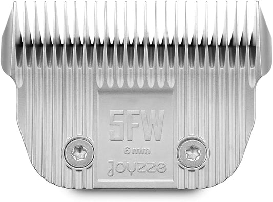 JOYZZE Raptor/Falcon Series A Wide Blade - Professional Grade Dog Clipper Grooming Blade, Detachable, Replacement Blades - Stainless Steel, Coated Ceramic,(A Series #5FW)