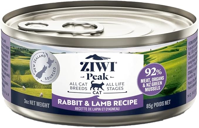 Ziwipeak Zpccr0085C-Us Cat Rabbit Lamb Pet Food, 3 Oz