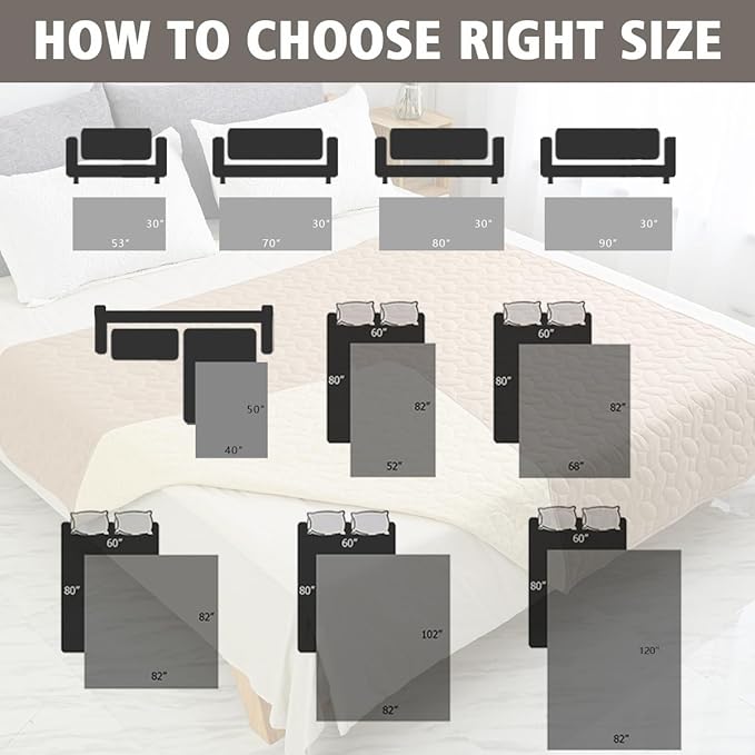 Ameritex Pet Bed Cover Dog Bed Blanket for Sofa and Furniture Waterproof New Pattern Design (30x70 Inch, Navyblue)