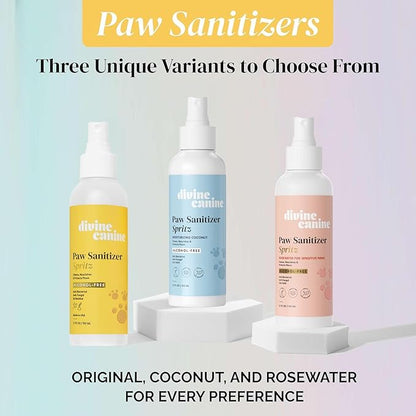 Dog Paw Cleaner - 5.1 Fl Oz of Alcohol Free Paw Cleansing Spray - Made with Aloe, Copaiba Oil, and Lemongrass Oil to Nourish and Clean Paws - Made in The USA