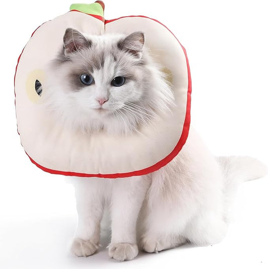 Jevnd Cat Cone Collar Soft Kitten Donut, Cat Cones to Stop Licking After Surgery and Scratching, Waterproof Elizabethan e Collar for Cats After Neuter, Adjustable Comfy Cats Neck Cone Pillow for Kitty