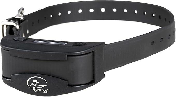 SportDOG NoBark SBC-R - Waterproof, Lightweight & Programmable Barking Correction Collar - Multiple Stimulation Levels for Outdoor Temperament Training - Black