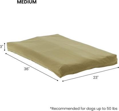 Happy Hounds Cooper Deluxe Reversible Crate Pad - Medium - Moss