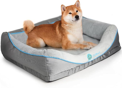 Viviwoof Orthopedic Dog Bed for Medium Dogs,Waterproof Medium Size Dog Sofa,Supportive Foam Pet Couch with Removable Cover,Non-Slip Bottom and Waterproof Lining,Machine Washable