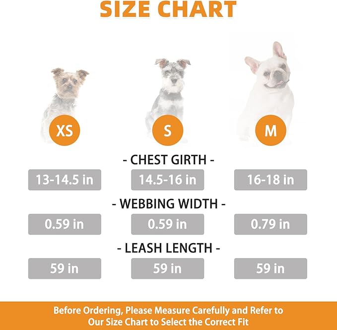 KOOLTAIL Small Dog Harness and Leash Set, Step in No Pull Soft Mesh Padded Pet Vest Harness Collar for Small Size Dogs Cats Boy Girl, Breathable & Lightweight Plaid Puppy Harness, Beige S