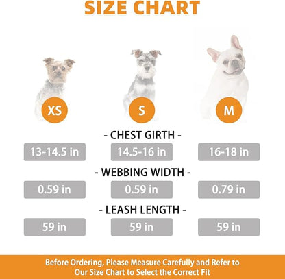 KOOLTAIL Small Dog Harness and Leash Set, Step in No Pull Soft Mesh Padded Pet Vest Harness Collar for Small Size Dogs Cats Boy Girl, Breathable & Lightweight Plaid Puppy Harness, Pink S
