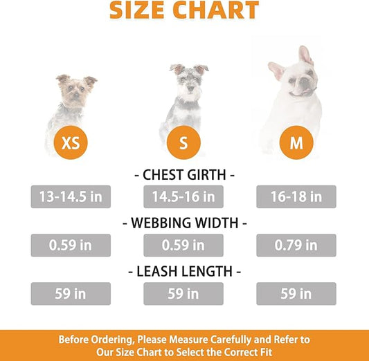 KOOLTAIL Small Dog Harness and Leash Set, Step in No Pull Soft Mesh Padded Pet Vest Harness Collar for Small Size Dogs Cats Boy Girl, Breathable & Lightweight Plaid Puppy Harness, Pink S