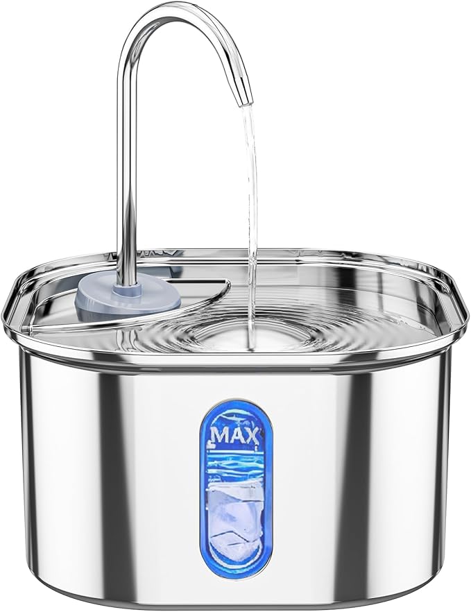 Cat Water Fountain: Cat Fountain - Water Fountains for Cats Indoor - 108oz/3.2L Cat Fountains for Drinking - Pet Water Fountain - Ultra Silent - Cat Drinking Fountain for Small Dogs