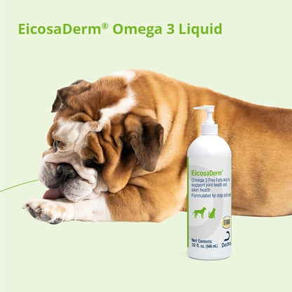 Omega 3 Liquid for Dogs and Cats, 32 oz