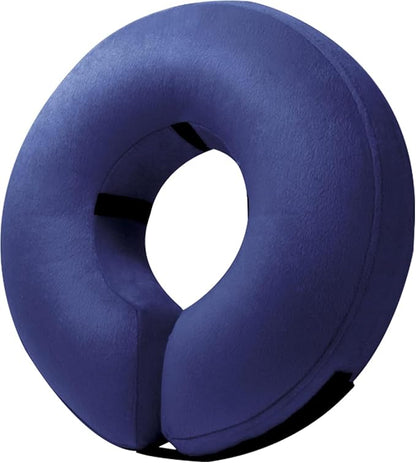 BENCMATE Inflatable Dog Cone Collar Alternative, Soft Dog Cone for Small Medium Large Dogs and Cats, Neck Recovery ECollar Donut Collar After Surgery (XXLarge, Navy Blue)