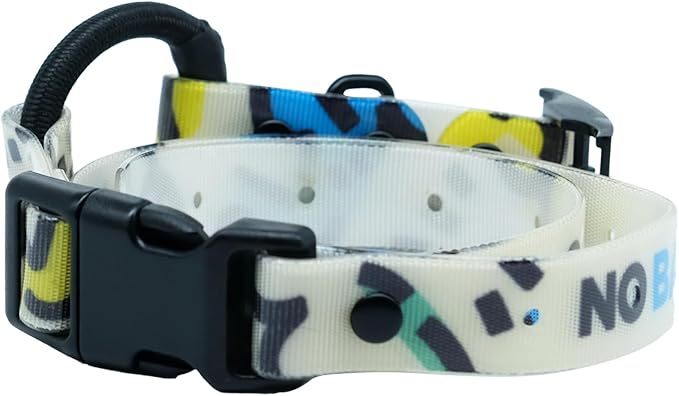 Dogtra Tom Davis Quick Release 3/4" Inch Strap with Buckle Waterproof Biothane for Remote Training E-Collar Easy Adjustable Comfortable for 280C 2.0 Receiver 28" - Beige