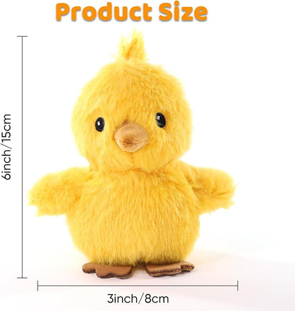 Sew Butiful 3PCS 6'' Squeak Plush Toy, Funny Animal Sets Pet Interactive Play for Small,Medium Dogs Assorted Color