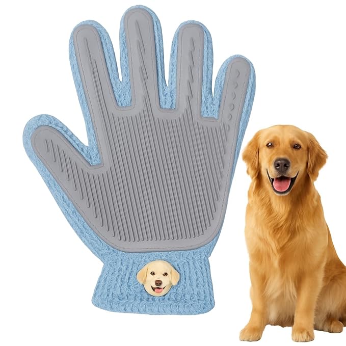 Pet Hair Removal Glove – Reusable Static Pet Hair Remover for Dogs & Cats, Easy Clean Glove for Furniture, Clothes, Couch & Laundry