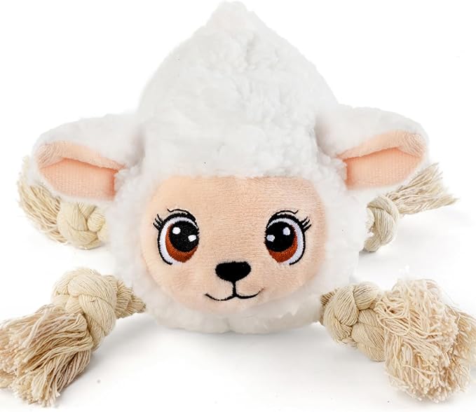 Sedioso Large Dog Squeaky Toys, Stuffed Animal Dog Chew Toy, Durable Plush Toy for Puppy, Small, Middle, Large Dogs