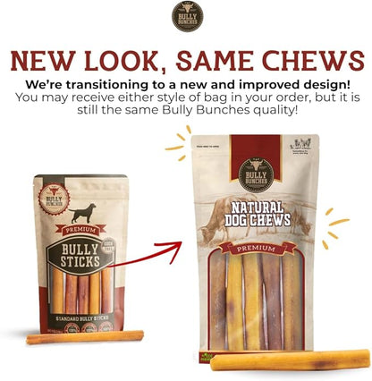 Bully Bunches Extra Large Authentic Yak Cheese Himalayan Chews for Large Dogs & Aggressive Chewers - All Natural Dog Treat Dental Chews, Made with Real Yak Milk - Lactose & Rawhide Free (2 PK)