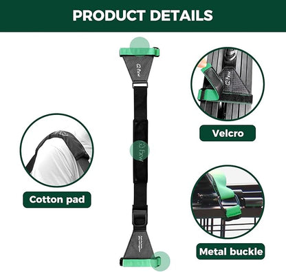 FXW Effort-Saving & Easy-Carry Shoulder Straps, Fit 8-Panel of All Heights Dog Playpen, Designed for RV Trips │Patented
