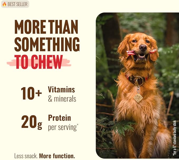 Natural Farm Bully Sticks, Odor-Free, (6 Inch, 12 Ounces), Packaged by Weight, 100% Beef Pizzle Chews, Grass-Fed, Fully Digestible Treats to Keep Your Puppies, Small and Medium Dogs Busy