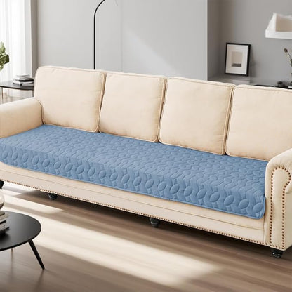 Ameritex Waterproof Pet Bed Cover Anti-Slip Dog Bed Blanket for Sofa and Furniture Waterproof New Pattern Design (Lightblue, 30x80 Inch (Pack of 1))