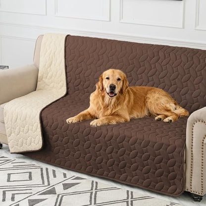 Ameritex Pet Bed Cover Dog Bed Blanket for Sofa and Furniture Waterproof New Pattern Design (40x50 Inch, Chocolate)