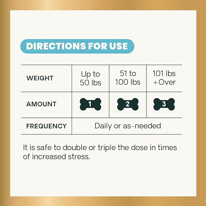 VetriScience Calm & Confident Chews, Composure Clinically Tested Calming and Anxiety Supplement for Dogs, Reduce Stress and Fear, Ideal for Thunderstorms, Fireworks and Travel, Chicken, 120 Count