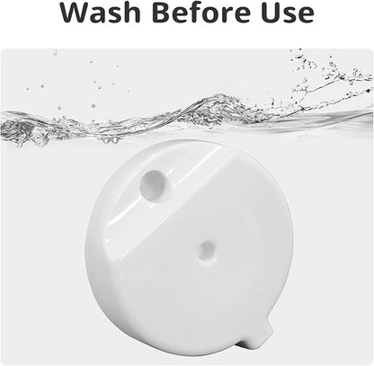 Baofum Gravity Pet Water Fountain Filters, Automatic Pet Waterer Replacement Filters for 3.6L/4.6L/6L/8L Dog Water Dispenser(4 Filters with 1Brush)