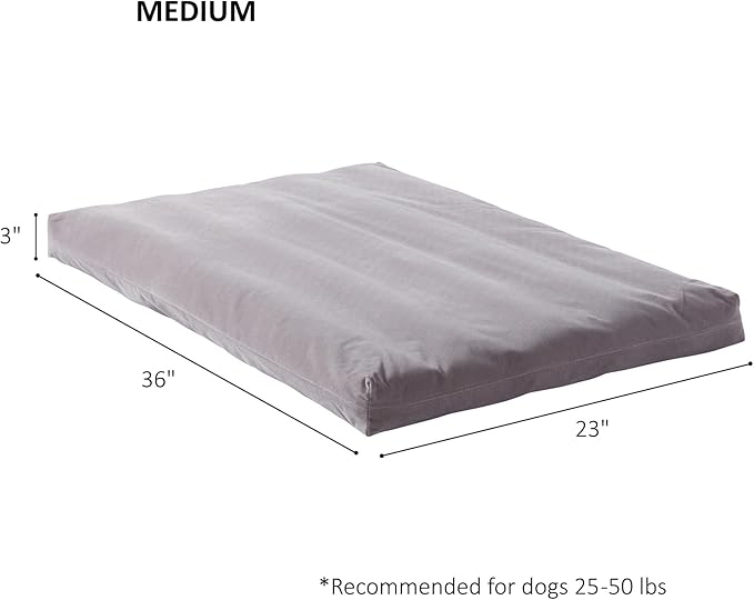 Happy Hounds Cooper Deluxe Reversible Crate Pad - Medium - Gray