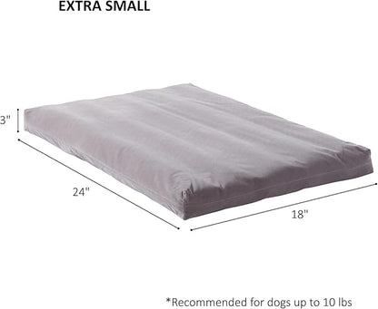 Happy Hounds Cooper Deluxe Reversible Crate Pad - Extra Small - Gray