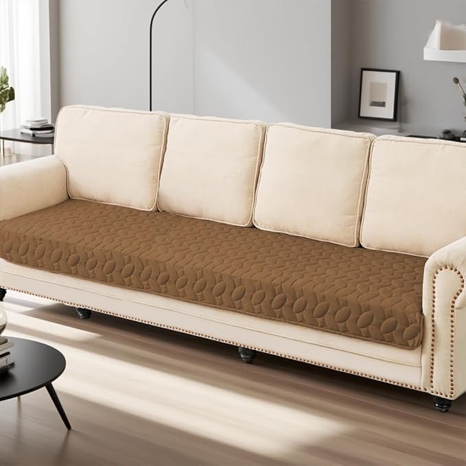 Ameritex Waterproof Pet Bed Cover Anti-Slip Dog Bed Blanket for Sofa and Furniture Waterproof New Pattern Design (Camel, 30x80 Inch (Pack of 1))