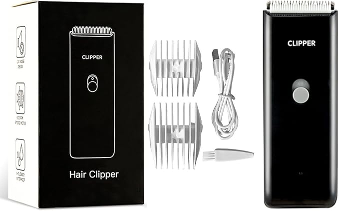 Tileon Dog Clippers,Quiet Washable USB Rechargeable Cordless Dog Grooming Kit,Electric Pets Hair Trimmers Shaver Shears for Dogs and Cats Black