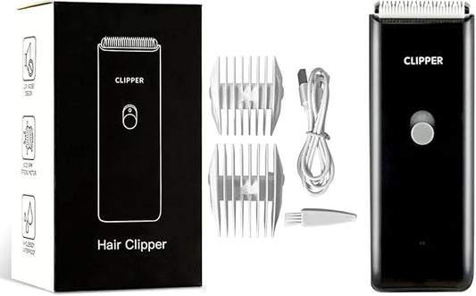 Tileon Dog Clippers,Quiet Washable USB Rechargeable Cordless Dog Grooming Kit,Electric Pets Hair Trimmers Shaver Shears for Dogs and Cats Black