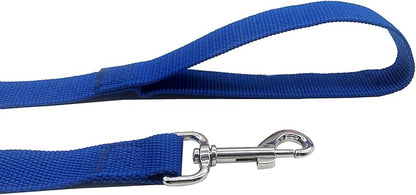 Strong Nylon Dog Leash, 4FT/ 5 FT/ 6FT Dog Leashes for Medium Large Dogs(5FT, Blue)