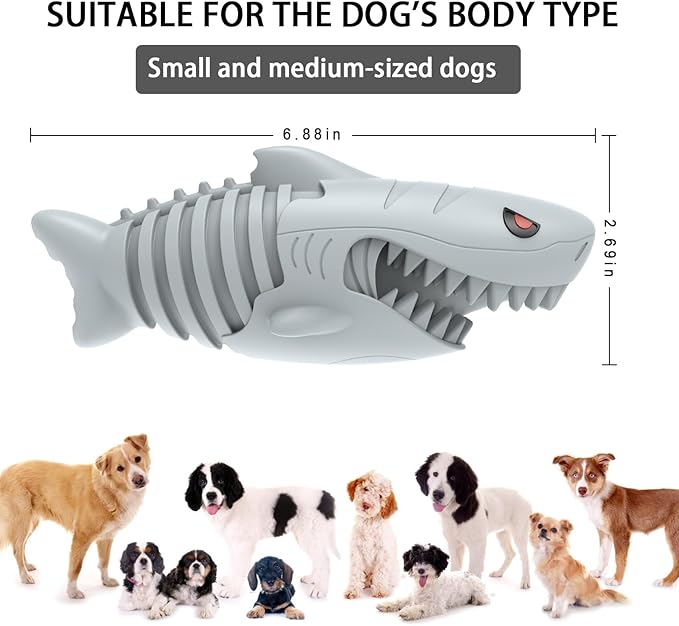 Homipooty Dog Chew Toys for Aggressive Chewers, Indestructible Tough Durable Squeaky Interactive Dog Toys Teeth Cleaning Dog Chew Toy for Small Meduium Large Breed