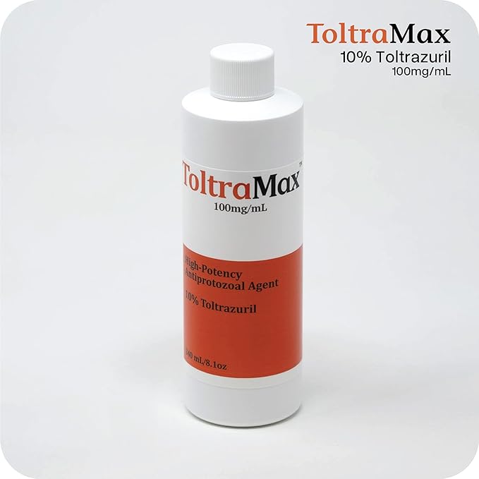 ToltraMax Toltrazuril 10.0% for Horses, Dogs, Cats, 500mL/16.9 Ounce, for Non-Food Chain Animals