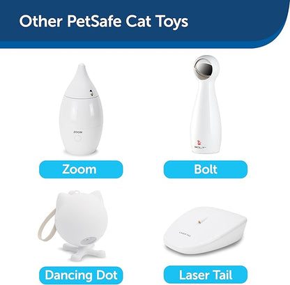 PetSafe SlimCat Interactive Feeder - Combines Play with Mealtime - Adjustable Portions - BPA-Free Plastic - Slow Feeder for Digestion - Lightweight, Dishwasher-Safe Toy - Orange