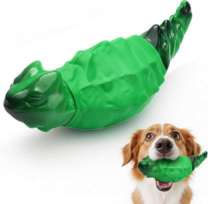 ZeLing HTL Dog Chew Toys for Aggressive Chewers, Indestructible Lizard Shape Tough Dog Toy with Natural Scents, Durable Chew Bones to Keep Large Dogs Busy, for Super Chewers 20-80Lbs - Bacon