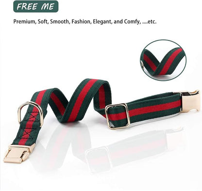 Premium Dog Collar, Cute Dog Collars Luxury Style, Durable Pet Collars with Metal Buckle Safety for Medium Dogs