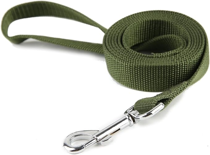 Nylon Dog Training Leash, Traction Rope, 4Ft /5 Foot /6 Feet Long, 5/8 inch 3/4 Inch 1 Inch Wide, for Small and Medium Dogs